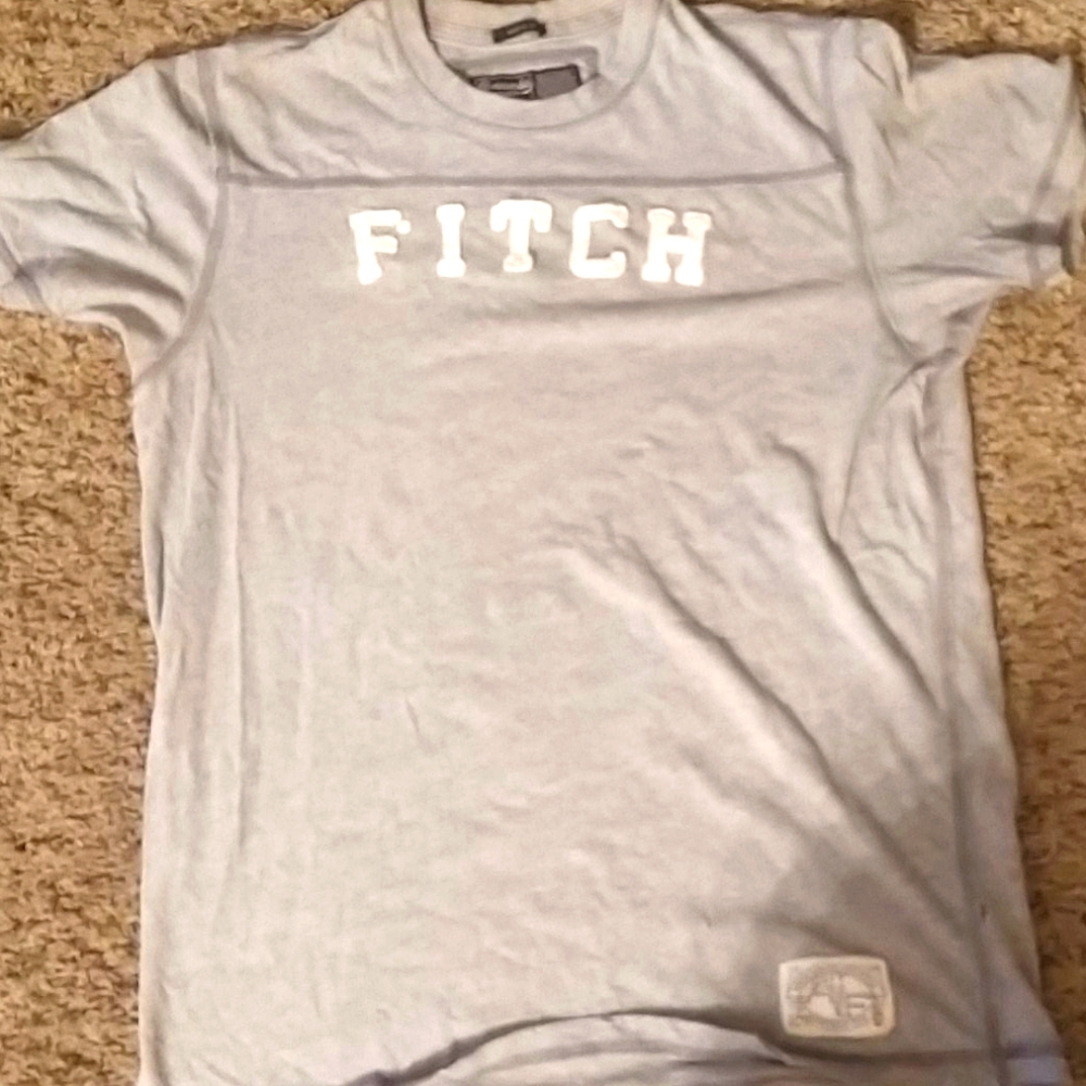Men's XXL gray Abercrombie & Fitch t-shirt